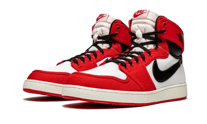 Calzado - Baloncesto - AJKO Chicago 2021 - Blanco/Negro/Univ Red 2/4