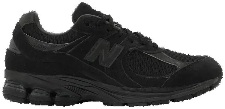 New Balance 2002R Triple Black Suede 1/5