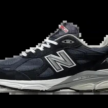 Unisex - Running - Shoes - Comfortable, Durable - 990 v3 - Navy/White