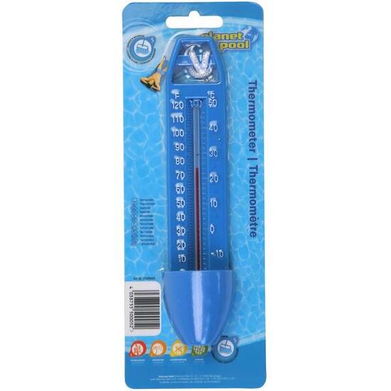 Thermometer blau