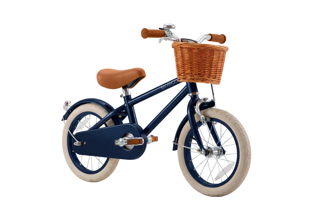Kinderfahrrad 14" Klassisch Vintage Marineblau Kinder 2/5