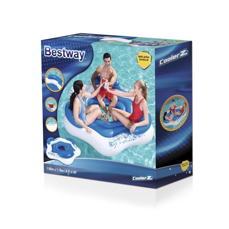 Bestway Bouée gonflable 3 places 191 x 178 cm CoolerZ 3/6