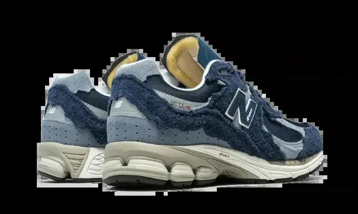 Calzado - Outdoor - Unisex - Protección, Duradero - 2002R - Navy/Gris 3/4