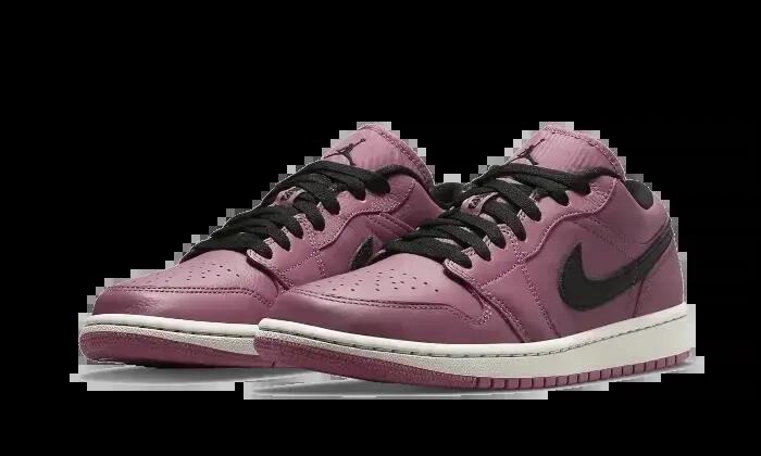 Scarpe - donna - air jordan 1 retro low - light mulberry/nero 2/3