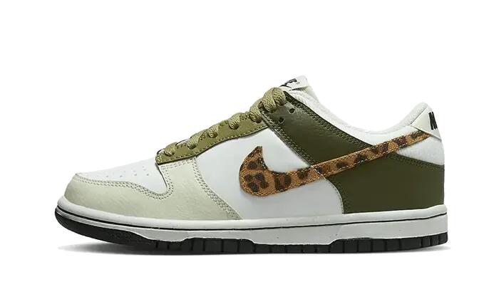 Nike Dunk Low Olive Leopard (GS) 1/3