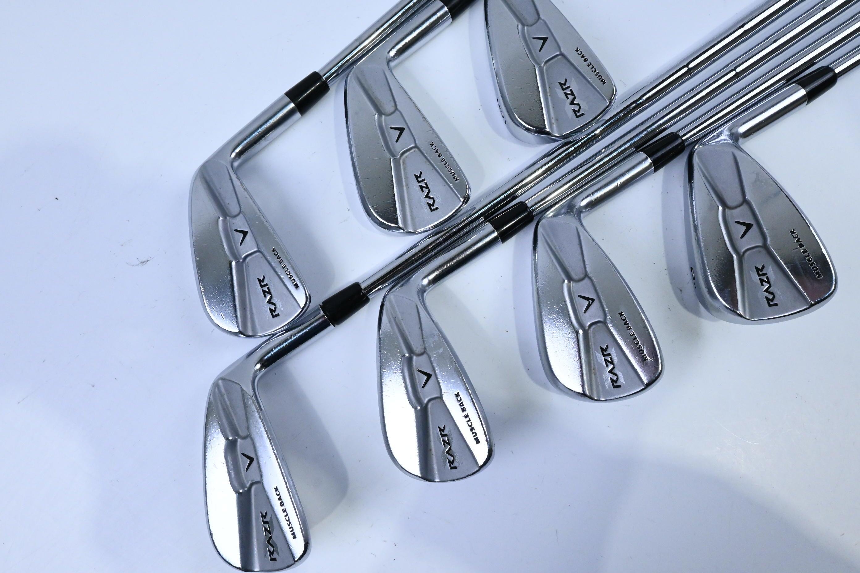 Callaway RAZR X Muscleback Irons / 4-PW / Stiff Flex KBS Tour