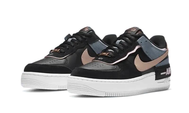 Nike Air Force 1 Shadow Black Metallic Red Bronze (W) 2/3