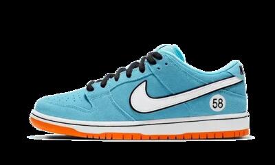 Schoenen - skateboard - dunk low club 58 gulf - blue/white-orange
