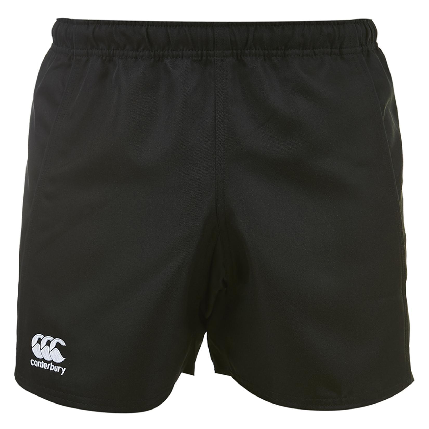 Mens Advantage Rugby Shorts (Black) 1/4