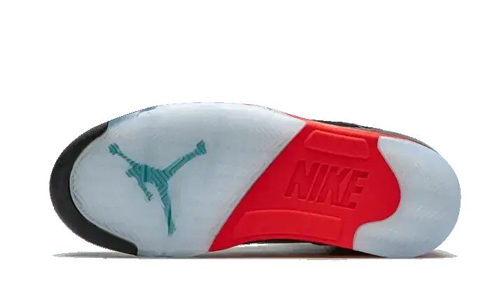 Zapatillas - Baloncesto - Hombre - Air Jordan 5 Retro - Negro/Rojo 4/4