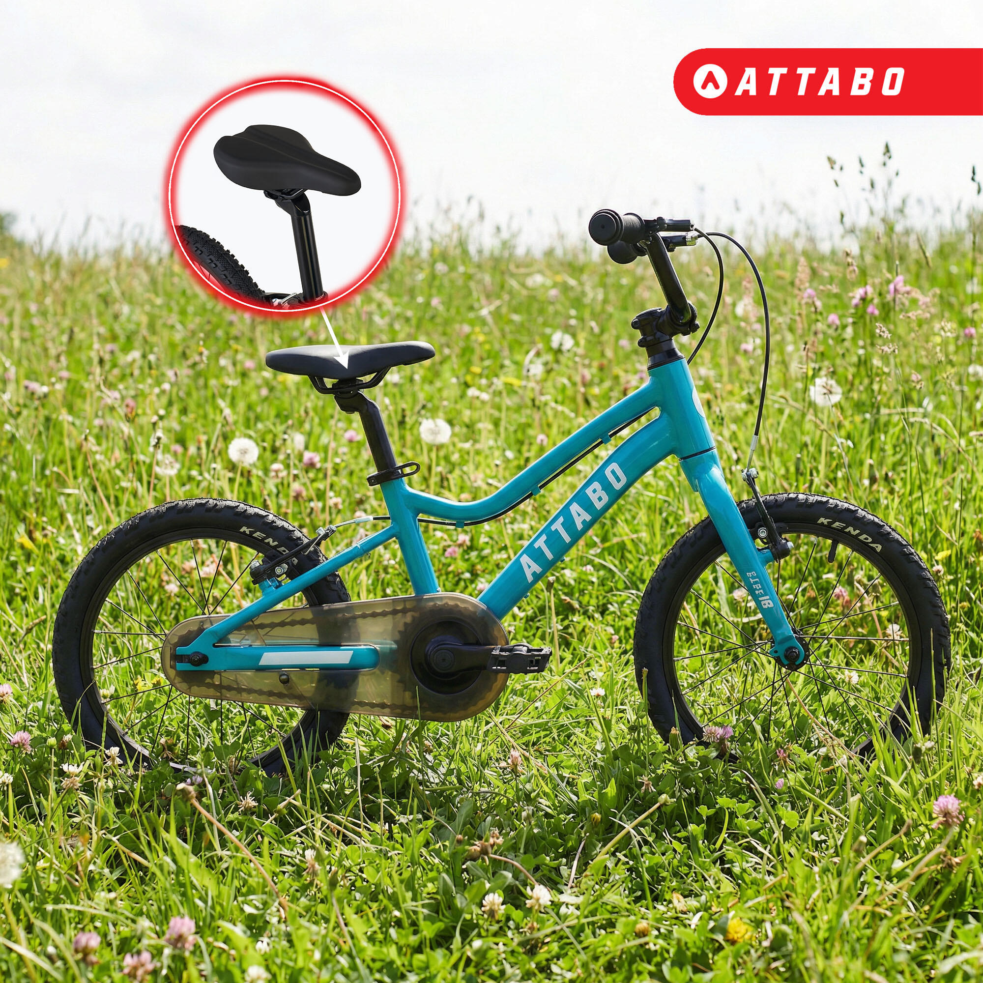 Bicicleta infantil ATTABO EASE 16" 7,3 kg 4/7