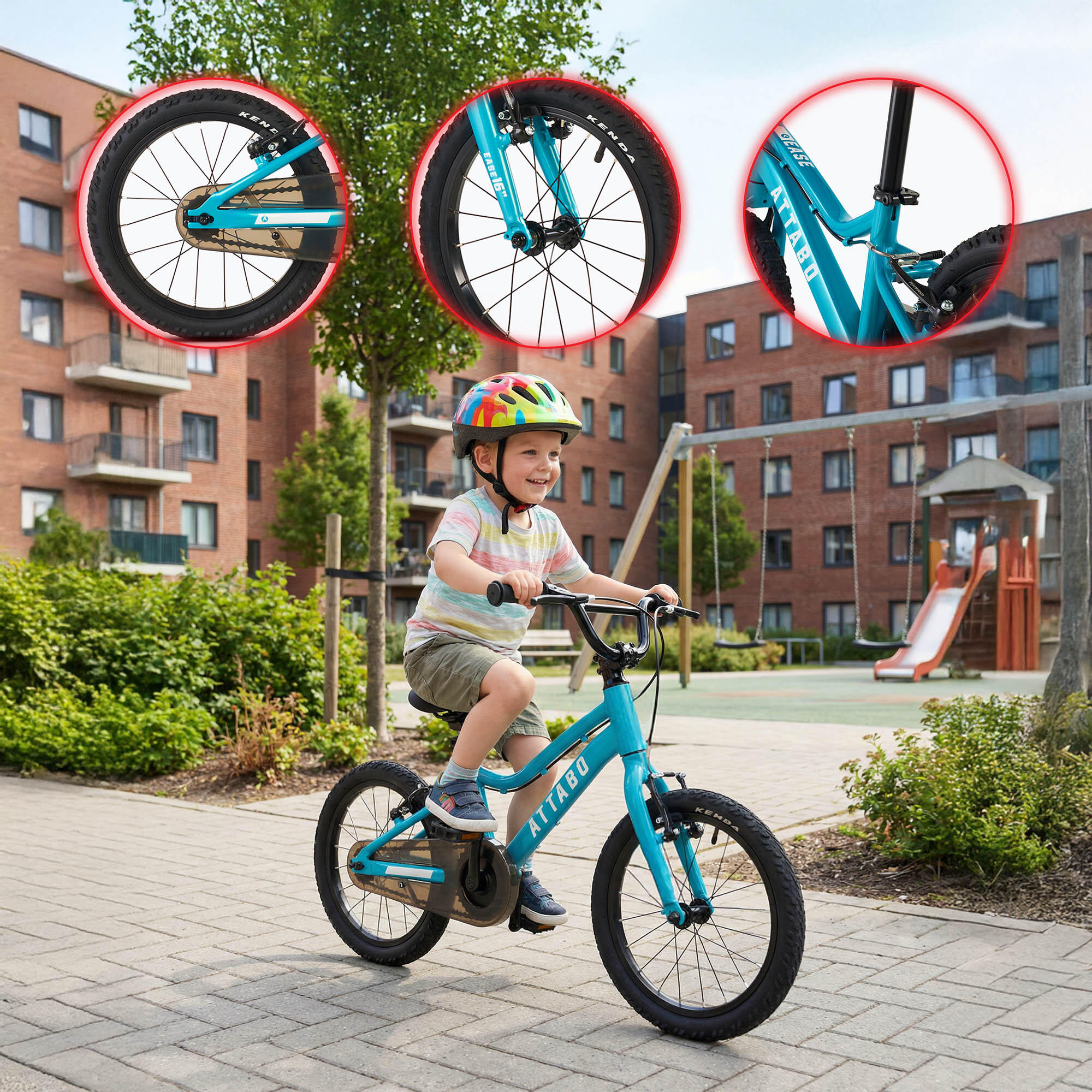 Bicicleta infantil ATTABO EASE 16" 7,3 kg 6/7