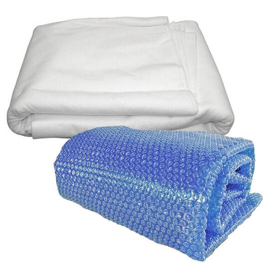 Solarplane, Solarfolie und Bodenschutzvlies für Fast-Set Pool rund
244 cm, 180 µ