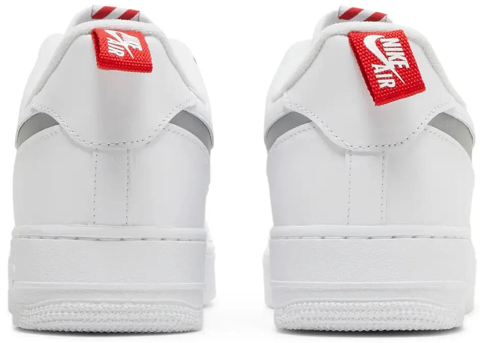 Air Force 1 Low White Red Mini Swoosh - Taille : 45 EU 4/5