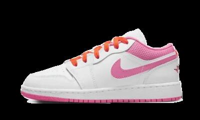Schoenen - lifestyle - dames - air jordan 1 low - wit/oranje