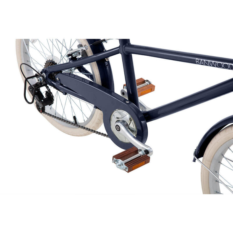 Bicicletă pentru copii 20" clasică vintage albastru marin copil