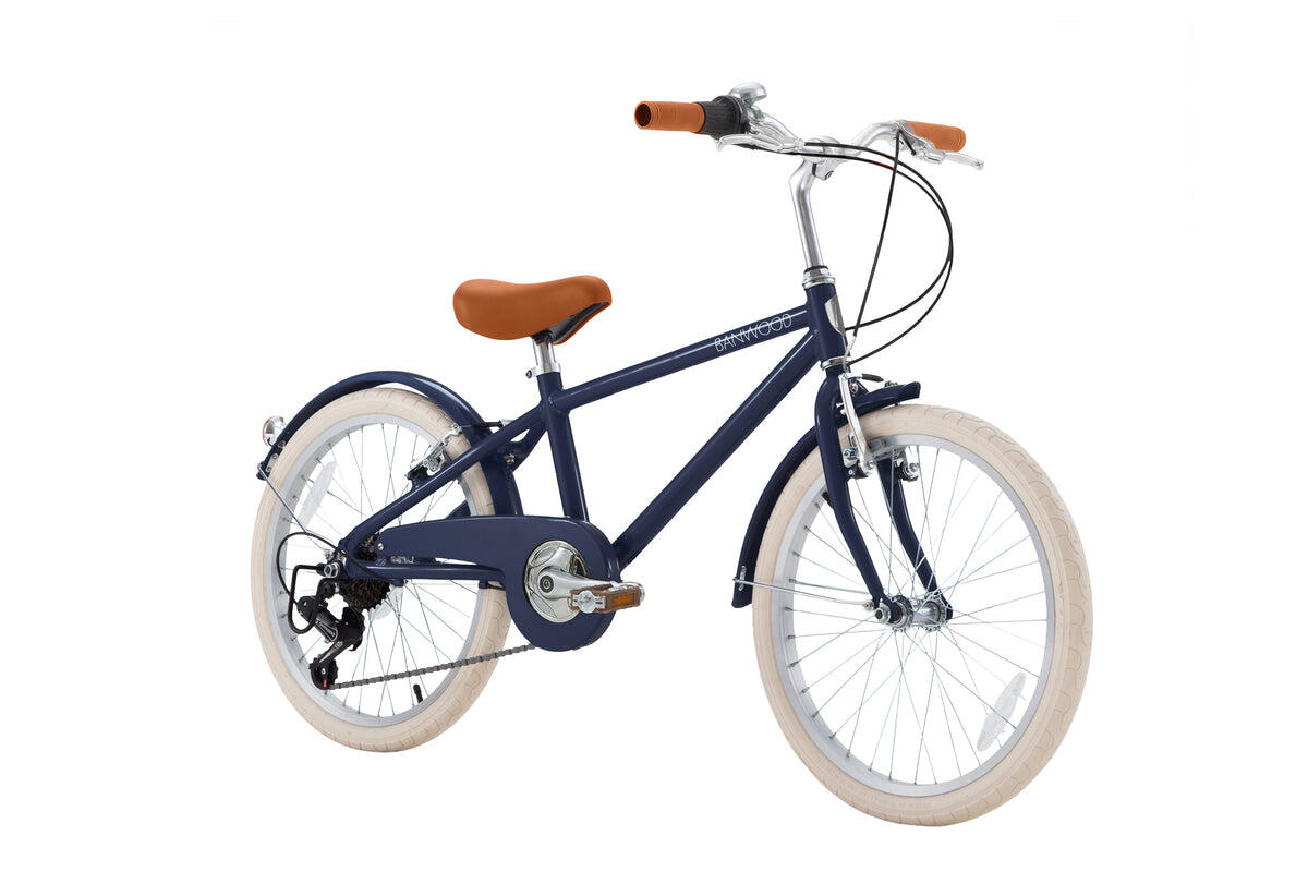 Kinderfahrrad 20" Klassisch Vintage Marineblau Kinder 2/4