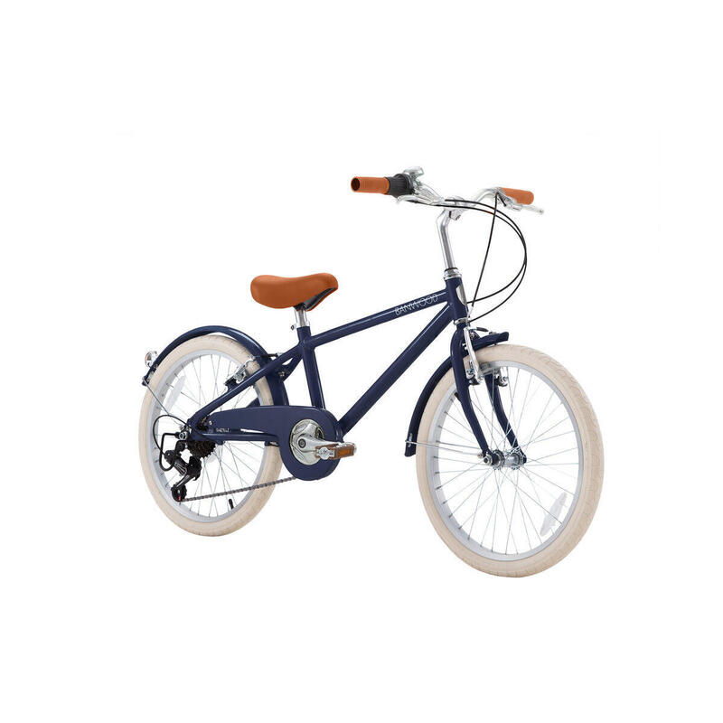 Bicicletă pentru copii 20" clasică vintage albastru marin copil
