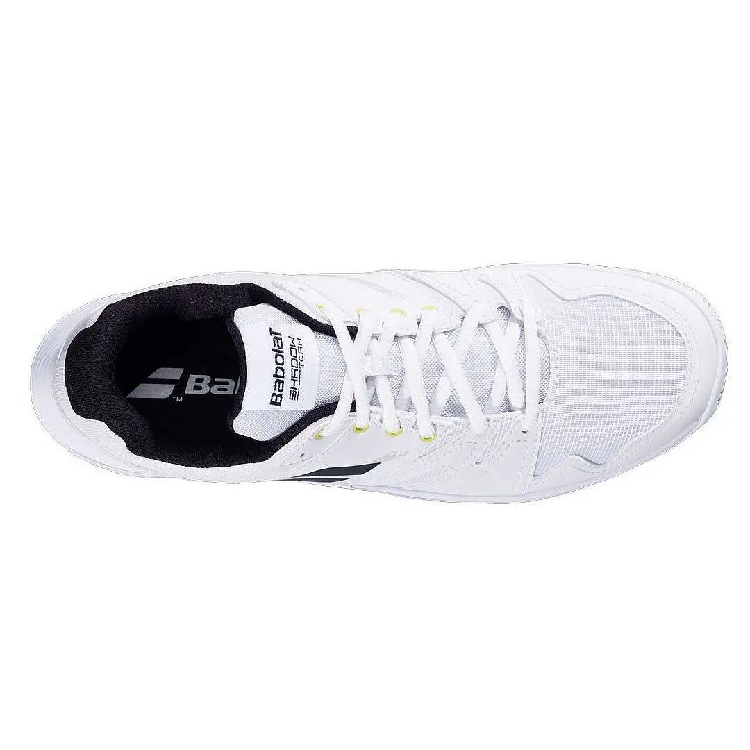 Chaussures - Badminton - Homme - Légères, de maintien - Shadow Team 2 - Blanc 4/5