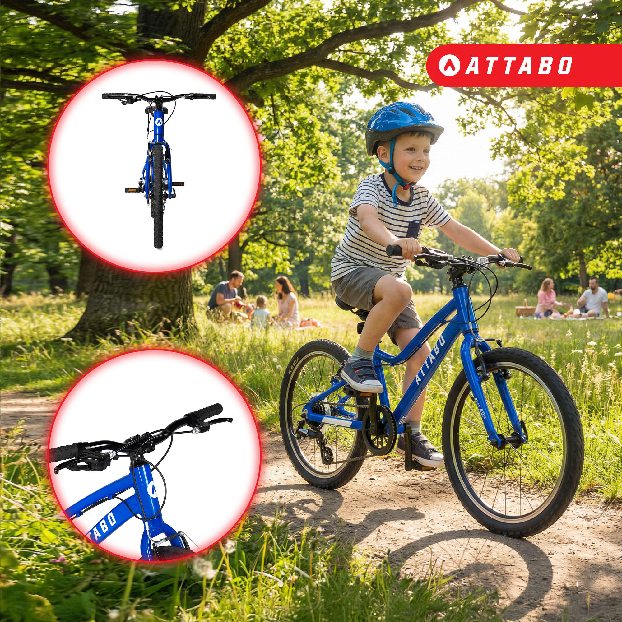Bicicleta infantil ATTABO EASE 20" 3/7