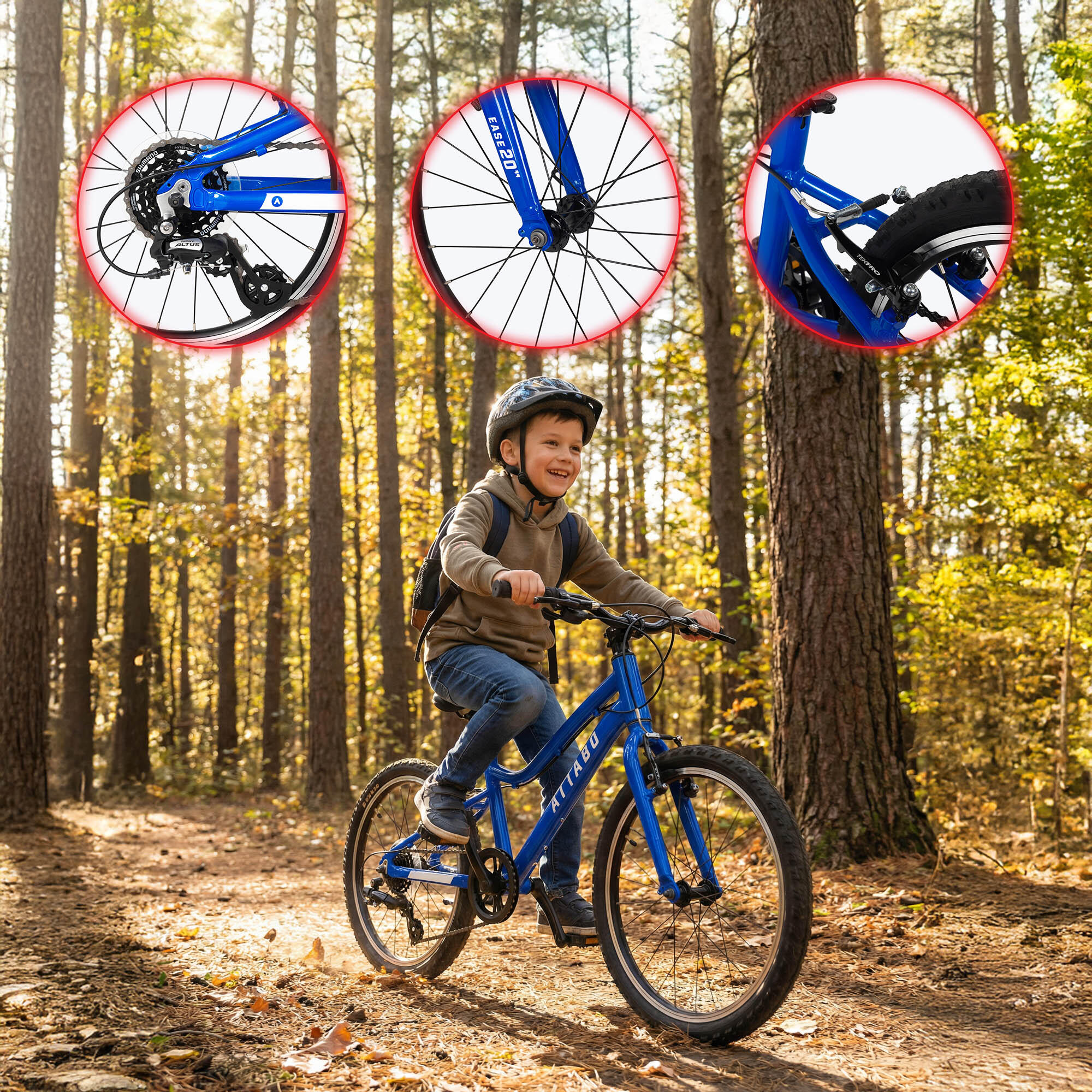 Bicicleta infantil ATTABO EASE 20" 6/7