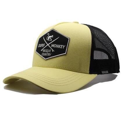 Casquette Trucker - 5 Panneaux / Recyclée / Adulte / Taille Unique (Blanc/Noir)