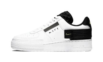 Nike Air Force 1 Drop Type White Black Volt