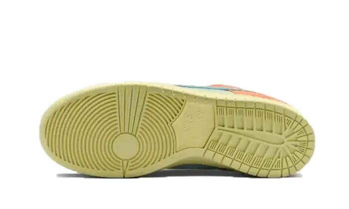 Schoenen - skate - unisex - sb dunk low - oranje/noise aqua 3/4