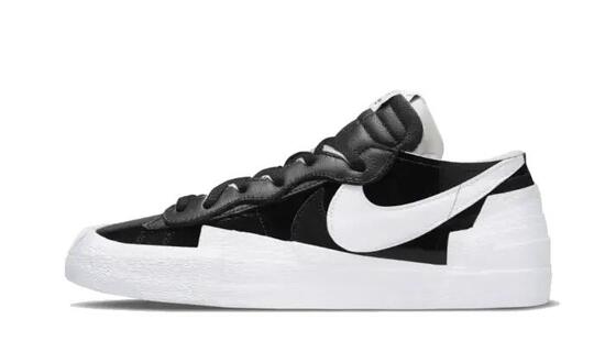 Scarpe - tempo libero - blazer low x sacai - nero/bianco