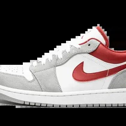 Shoes - Low-top - Air Jordan 1 Low SE - Light Smoke Grey/Gym Red