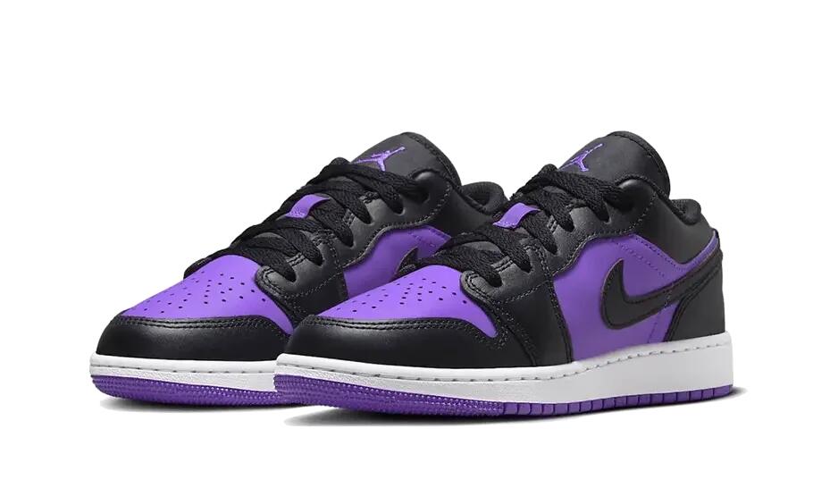 Jordan 1 Low Purple Venom (GS) 2/3