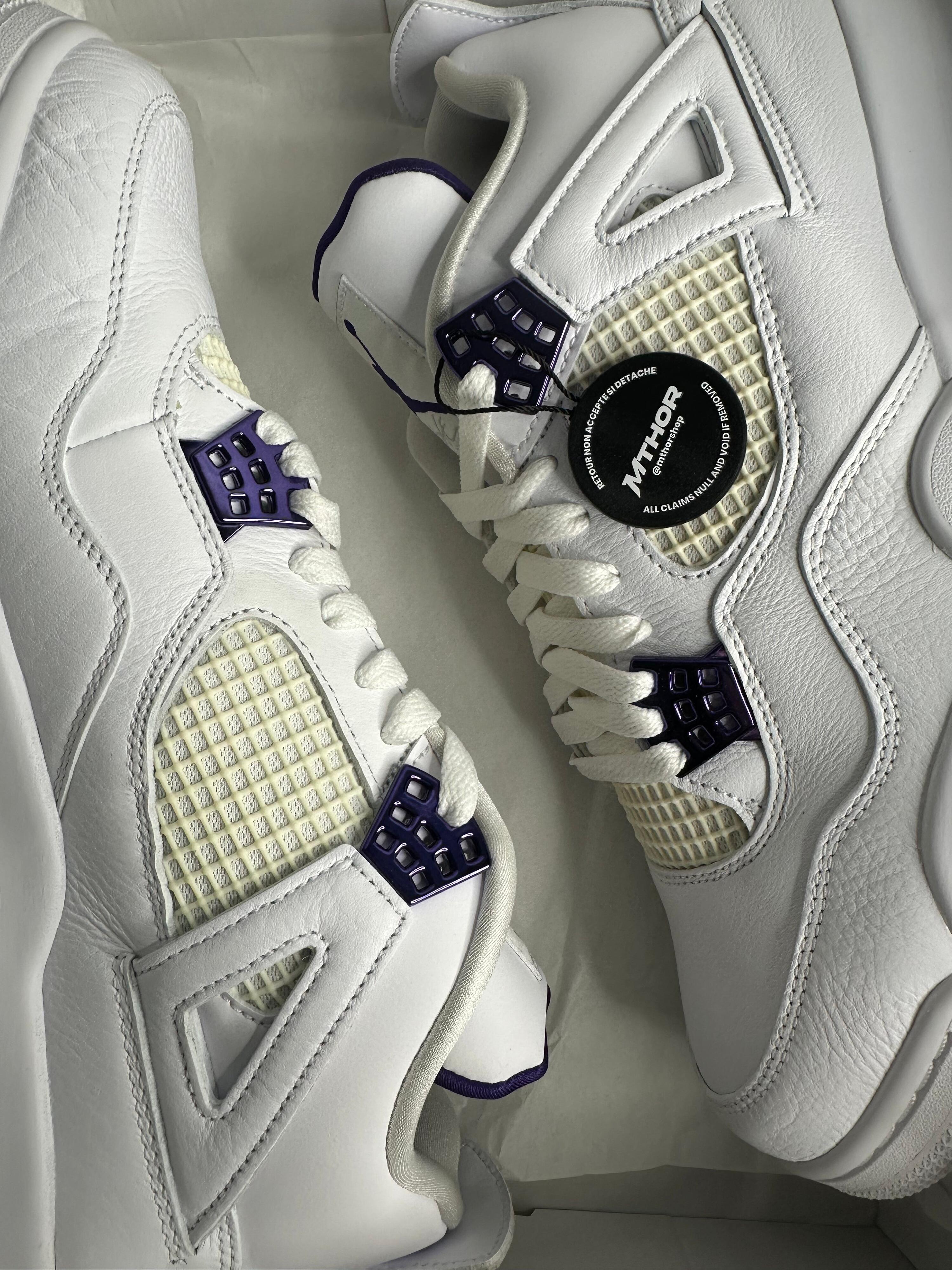 Jordan 4 Retro Metallic Purple 3/6