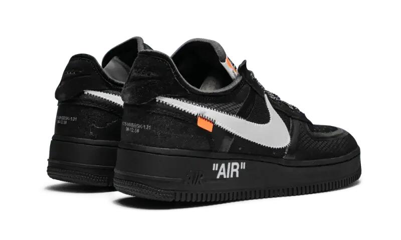 Nike Air Force 1 Low Off-White Black White 3/4