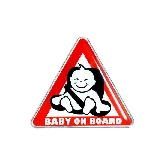 Falko Baby on Board 3D stoelsticker 60 x 65 mm