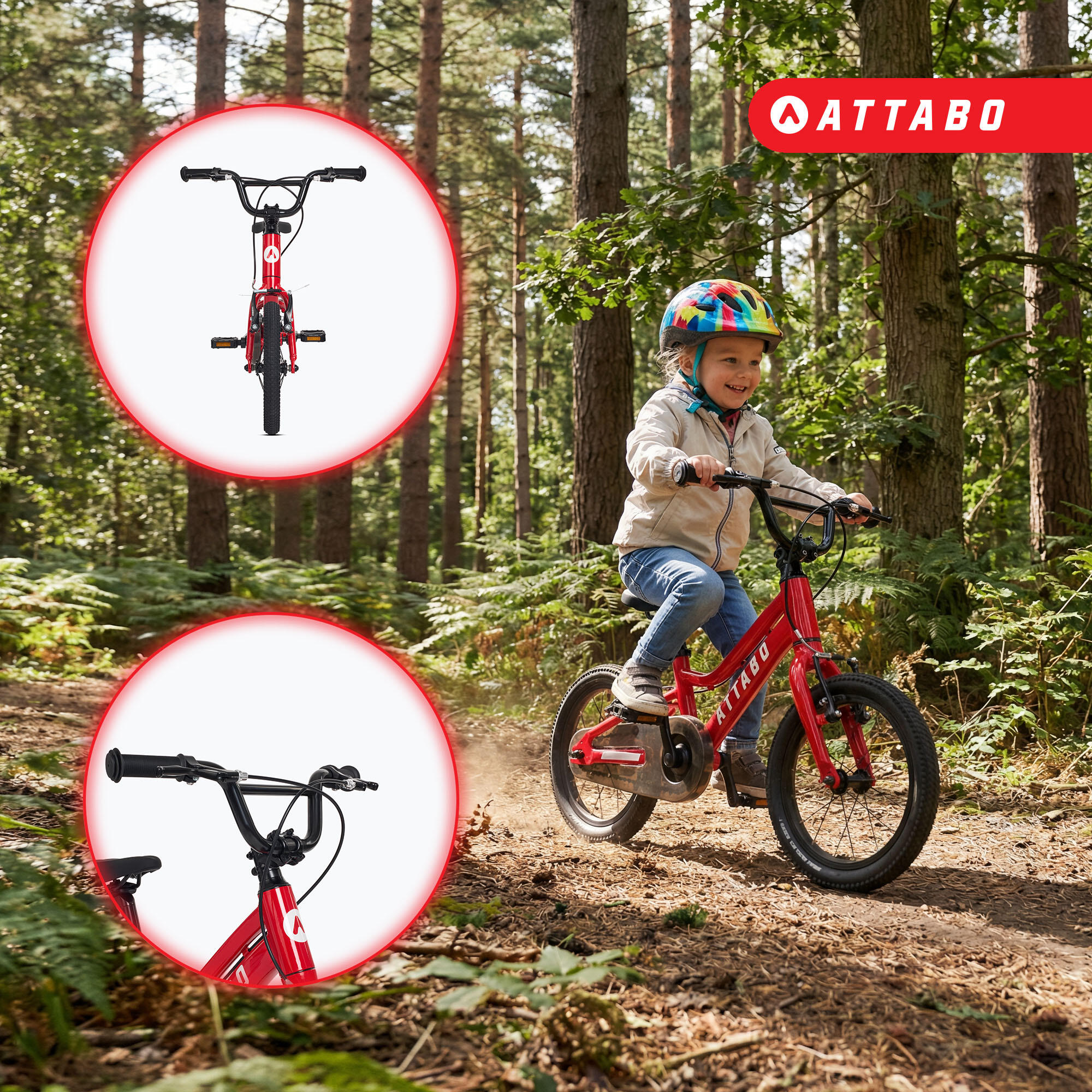 Vélo enfant ATTABO EASE 14" 3/7