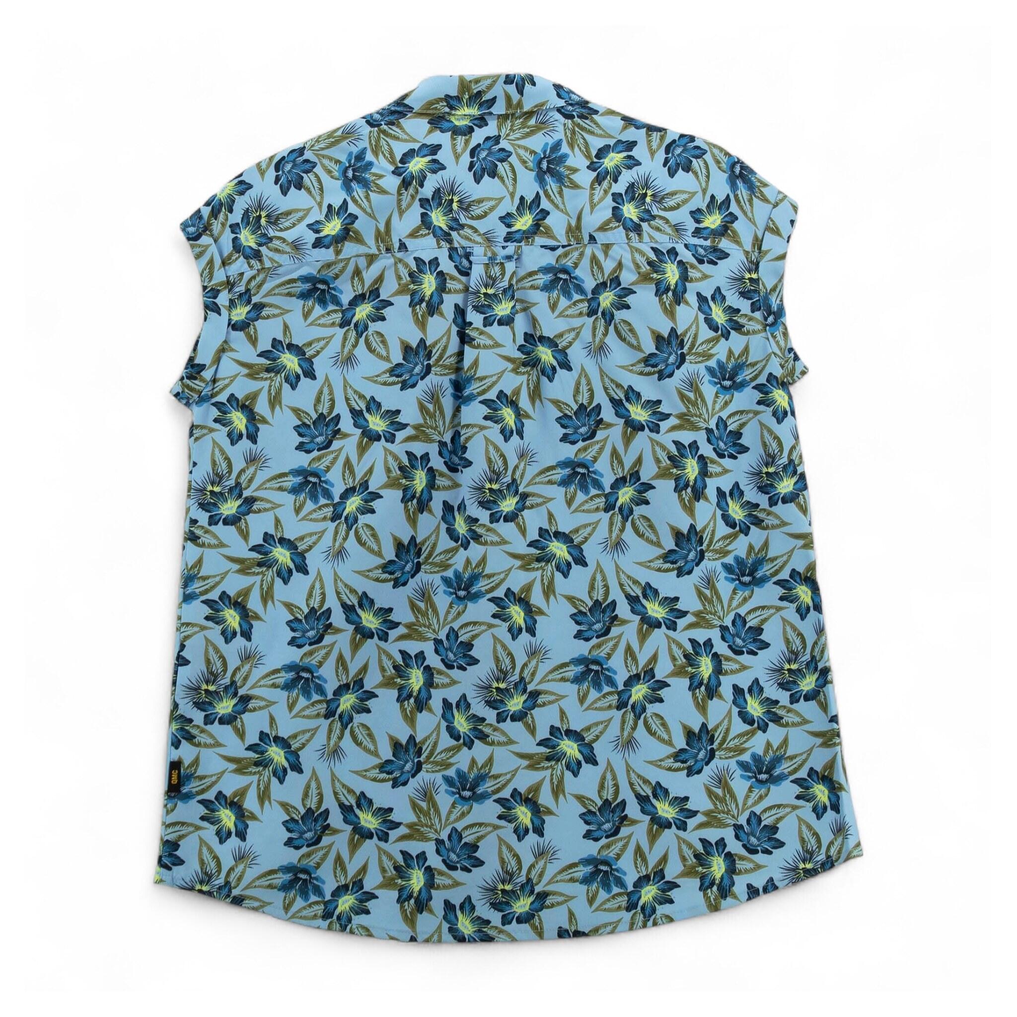 Bluse Luena Shirt Damen Bluse Sportbluse Freizeithemd in Blau 3/3