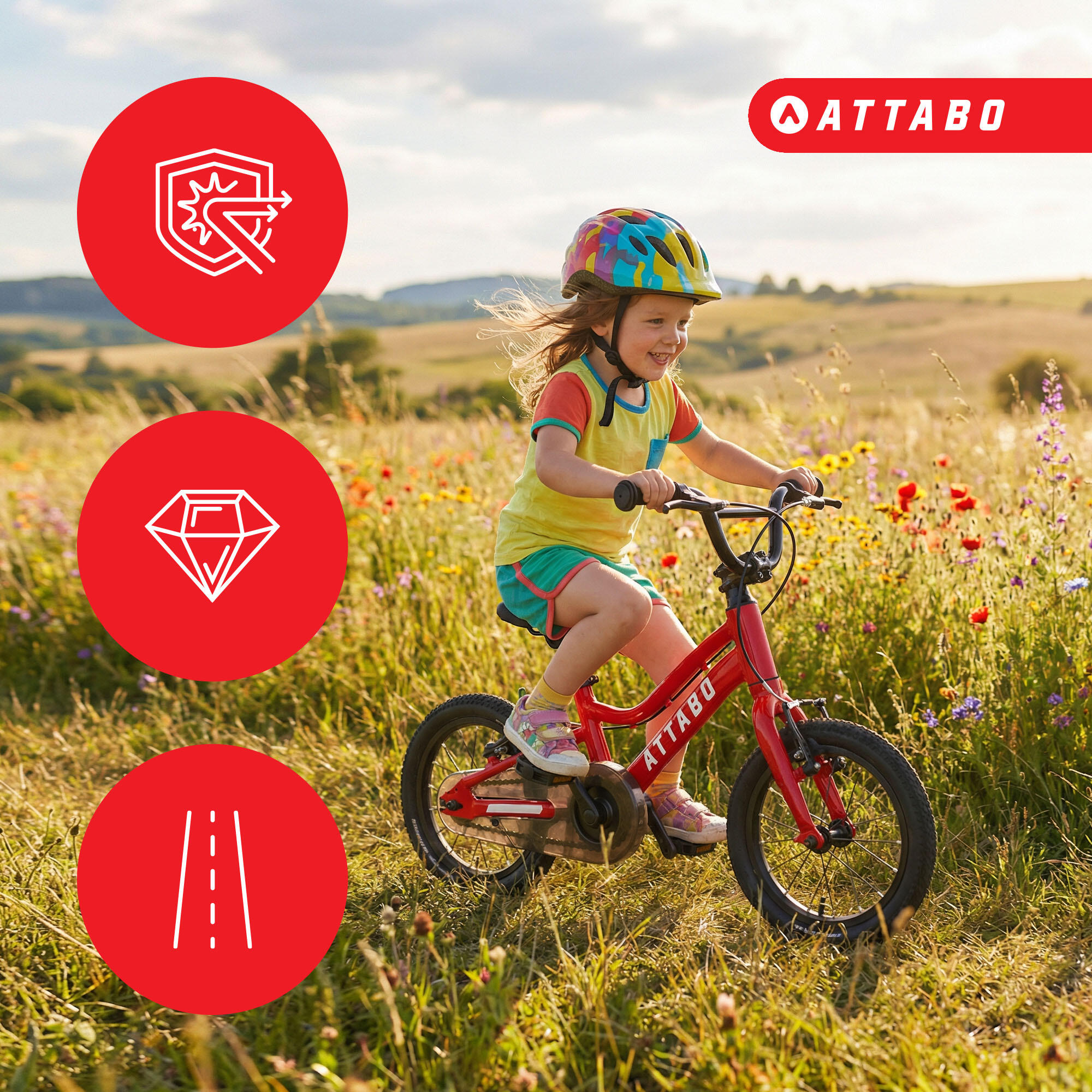 Vélo enfant ATTABO EASE 14" 7/7