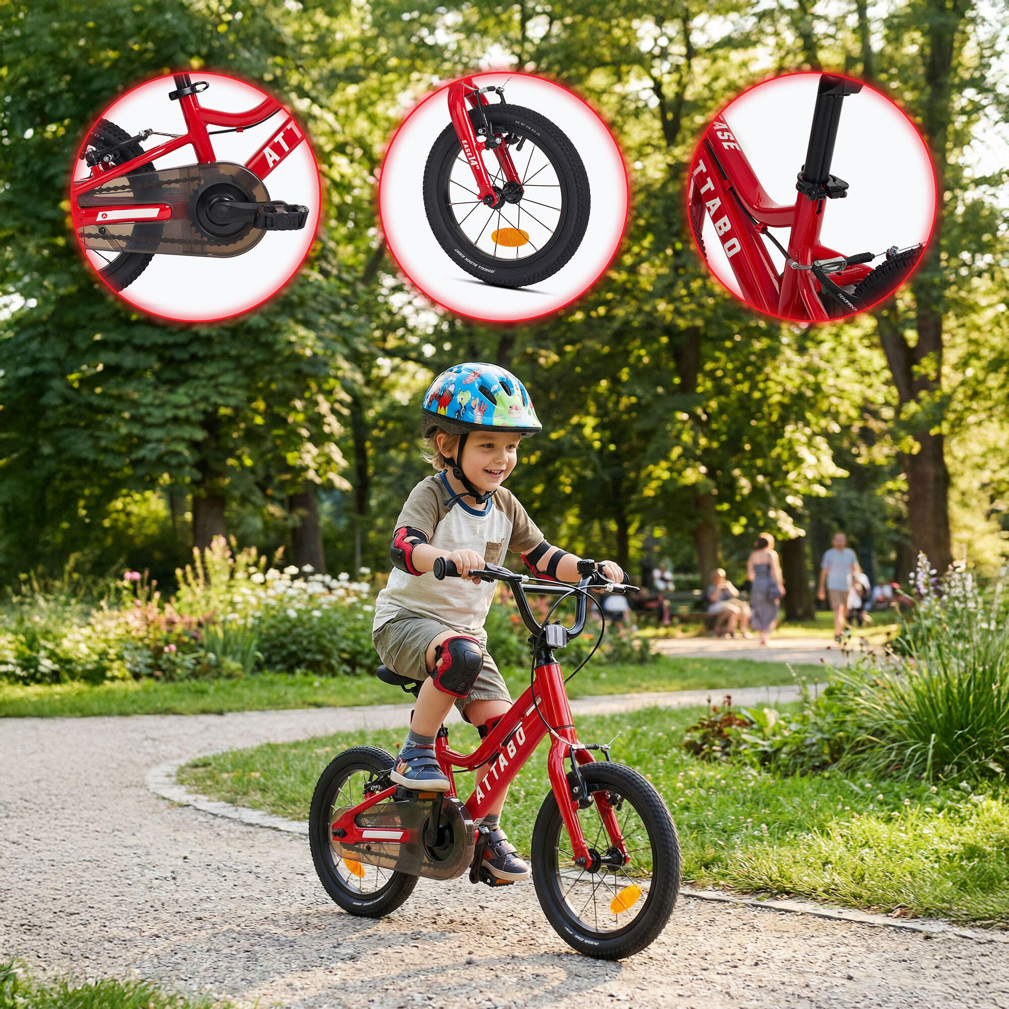 Vélo enfant ATTABO EASE 14" 6/7