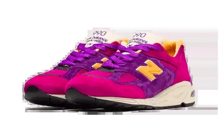 Scarpe - Running - Uomo - 990v2 Made in USA Teddy Santis - viola/giallo 2/3