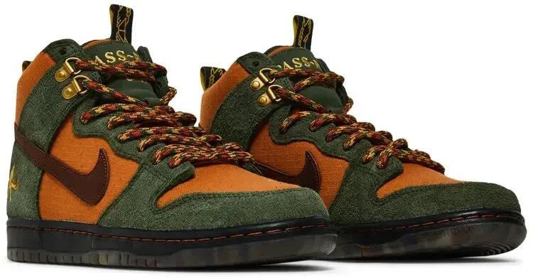 Unisex - arbeitsschuhe - hohe - sb dunk high pass - grün/braun/schwarz 5/5