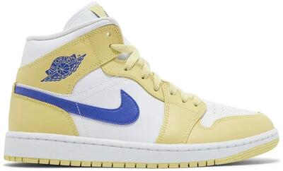 Schoenen - basketbal - air jordan 1 mid - lemon wash