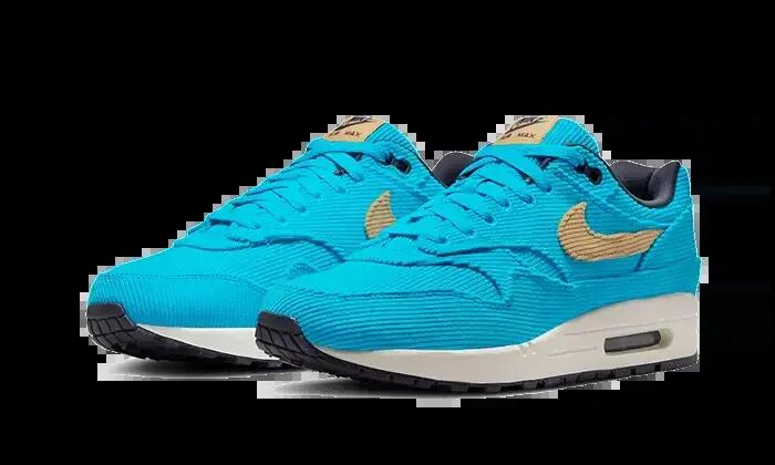 Chaussures - lifestyle - unisexe - corduroy, air max - air max 1 - baltic blue 3/5