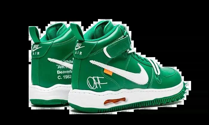 Off-White Air Force 1 Mid SP Pine Green 3/4