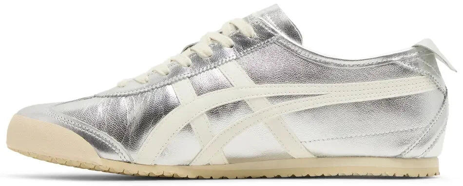 Aiscs Onitsuka Tiger Mexico 66 Silver Off White 2/5