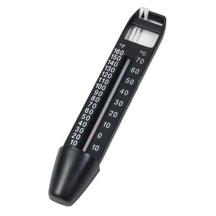 Thermometer 25cm lang schwarz Summer Fun