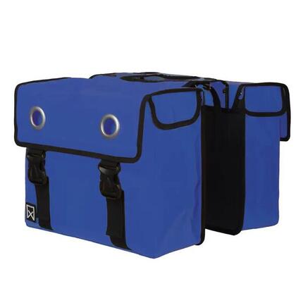 Sacoche porte-bagage double en toile enduite Willex 52 L