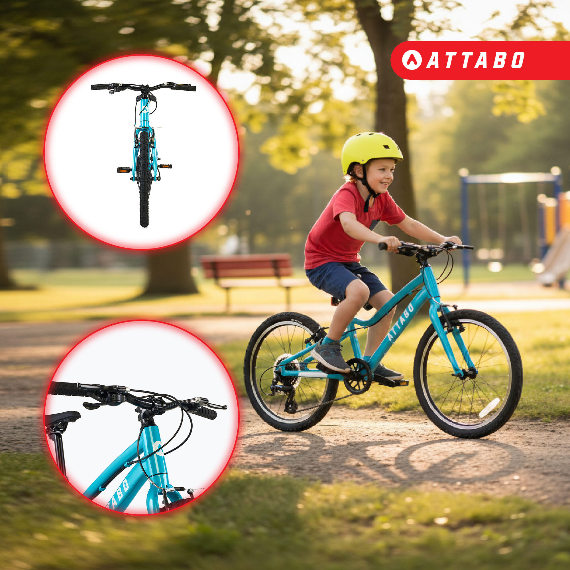 Kinderenfiets ATTABO EASE 20" 9,1 kg 3/7