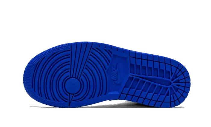 Sneakers - sport - donna - mid pelle - Jordan 1 - bianco/royal 4/4
