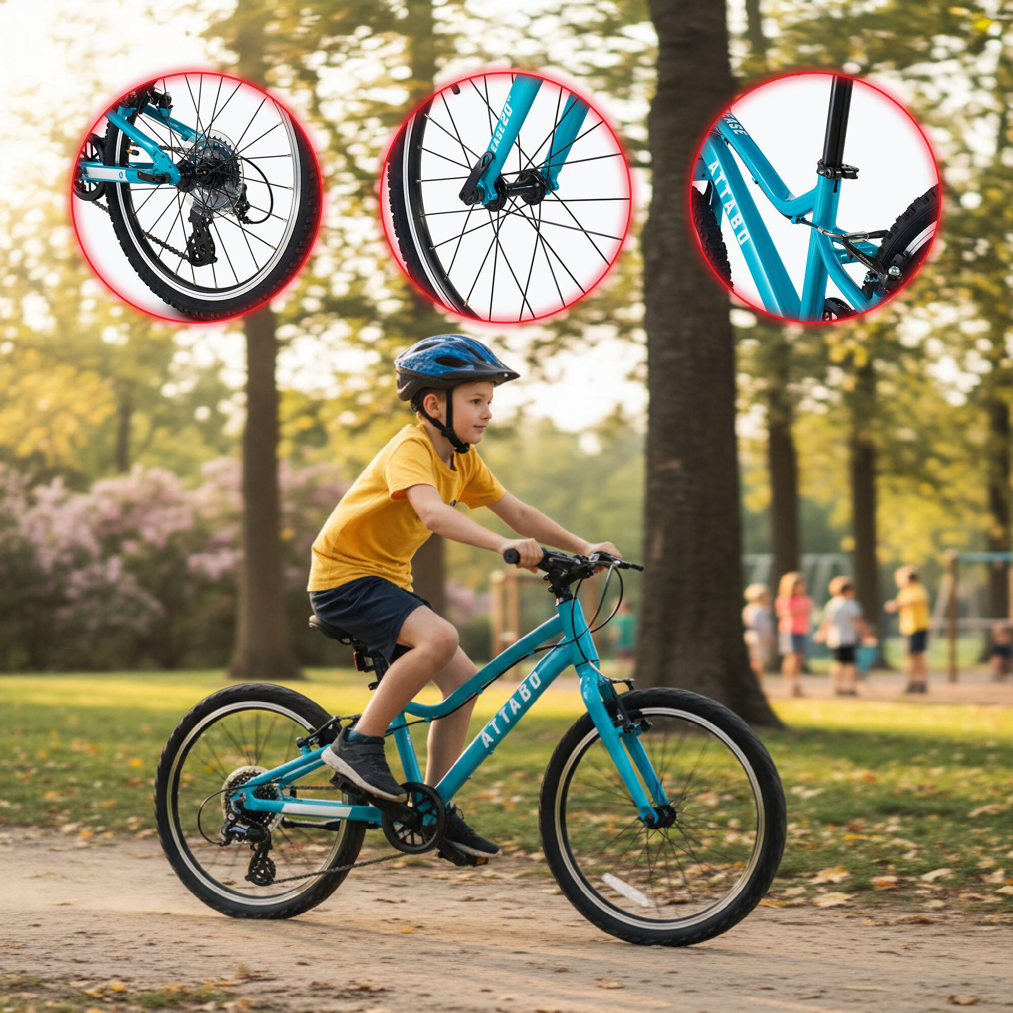 Kinderenfiets ATTABO EASE 20" 9,1 kg 6/7