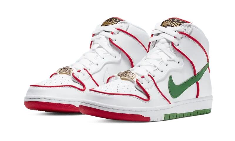 Zapatillas - Skate - Unisex - SB Dunk Paul Rodriguez - White/Red-Green 2/4